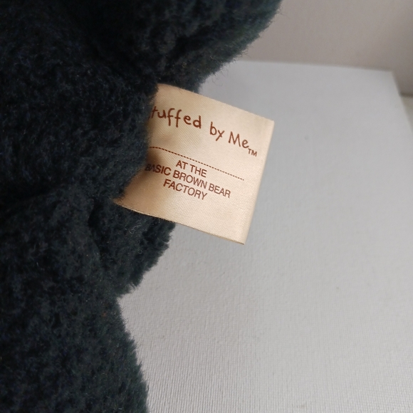 Stuffed by me basic black bear stuffed bear Handmade by Marilee Woods - Picture 3 of 4